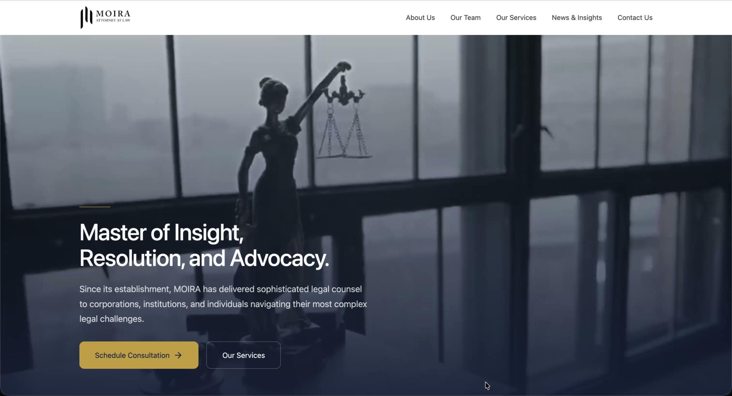 Moira, Redesign Moira Law Firm Website